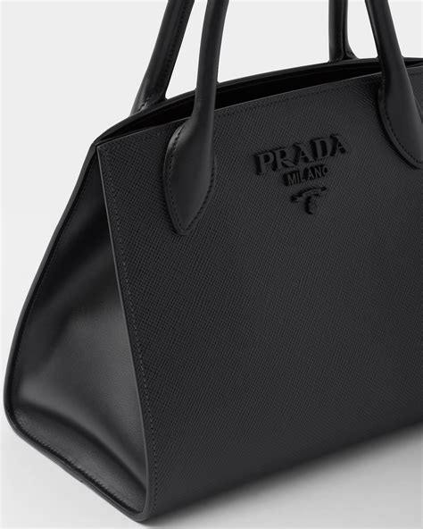 prada saffiano monochrome